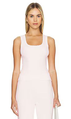 L'Academie by Marianna Lilian Tank Top in Ivory from Revolve.com | Revolve Clothing (Global)