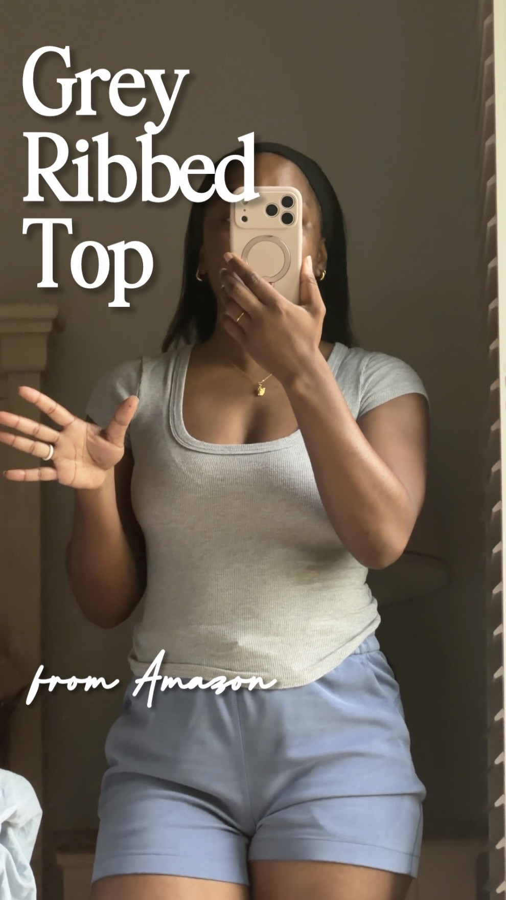 This grey ribbed top is one of those everyday basics that goes with everything 🤍 Super soft, flattering, stretchy, and perfect for casual outfits, airport looks, errands, lounge days, or layering year round. I love the fitted look without it feeling too tight, and the ribbed material makes it look way more expensive than it is.

If you’re building a capsule wardrobe or looking for versatile everyday fashion finds, this ribbed tee is a staple.

#ribbedtop #everydayoutfit #casualstyle #capsulewardrobe #basictee #minimalstyle #amazonfashion #neutraloutfit #everydayfashion #loungewearstyle #airportoutfit #womenstyle #casualoutfitideas #fashionfinds #ltkfashion

#LTKgrwm #LTKootd #LTKPetite