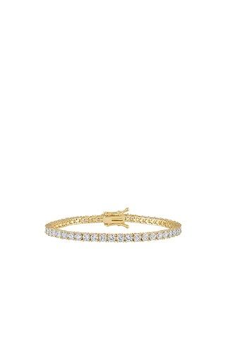 Alexa Leigh Crystal Tennis Bracelet in Gold from Revolve.com | Revolve Clothing (Global)