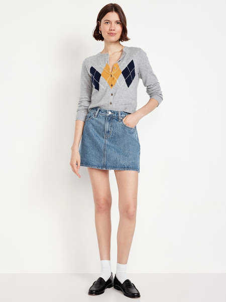 High-Waisted OG Jean Mini Skirt | Old Navy (US)