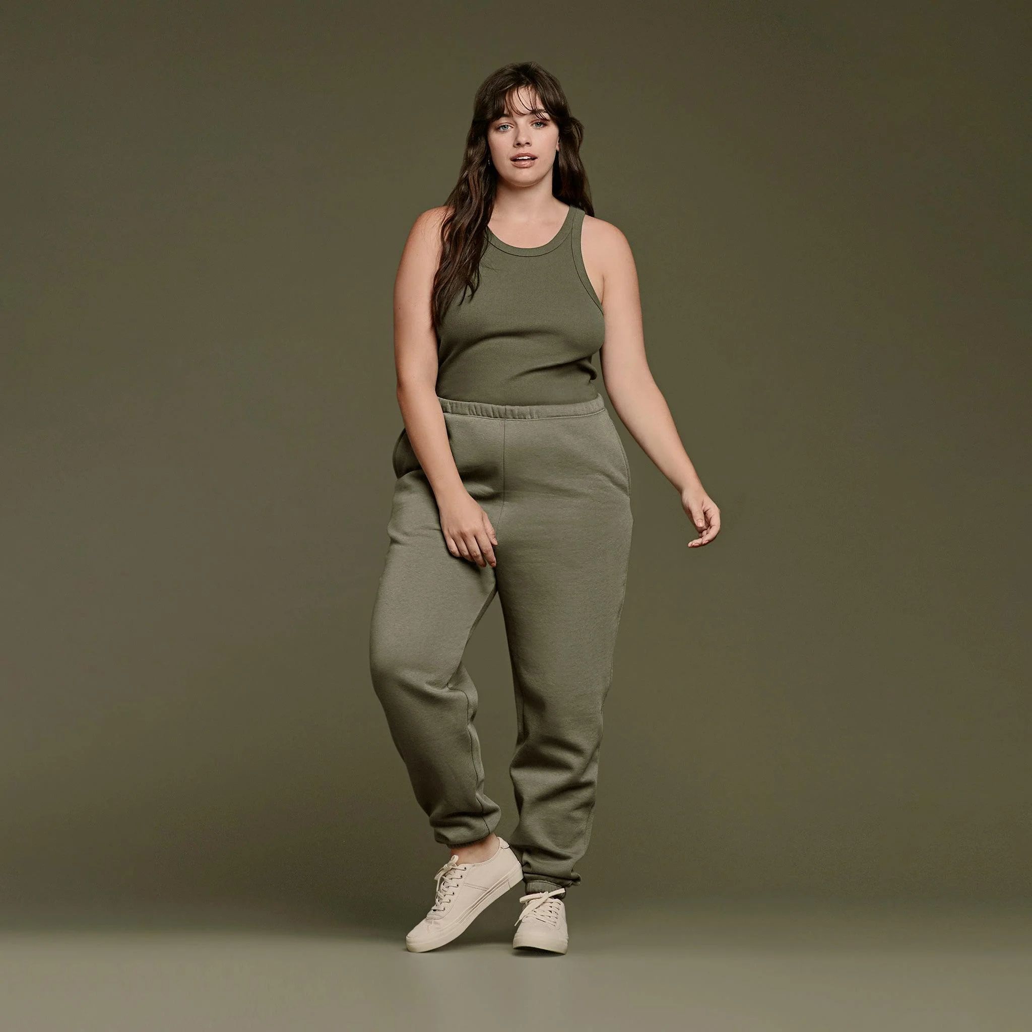 Women's Sweatpants - Dark Olive - nuuds | nuuds