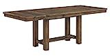 Signature Design by Ashley Moriville Farmhouse 36" Counter Height Dining Extension Table, Seats u... | Amazon (US)
