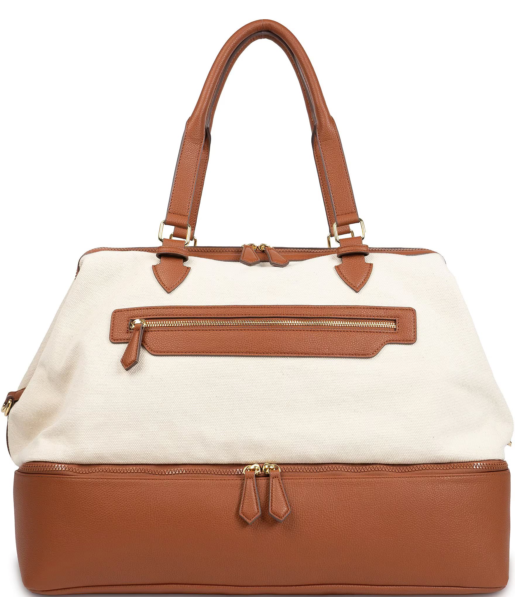 Natural Canvas Detail Weekender Bag | Dillard's