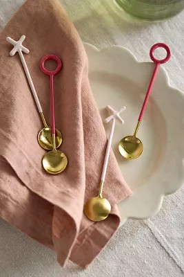XOXO Spoons, Set of 4 | Anthropologie (US)