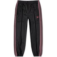 Needles Men's Poly Smooth Zipped Track Pant in Full Black, Size X-Large | END. Clothing | End Clothing (US & RoW)