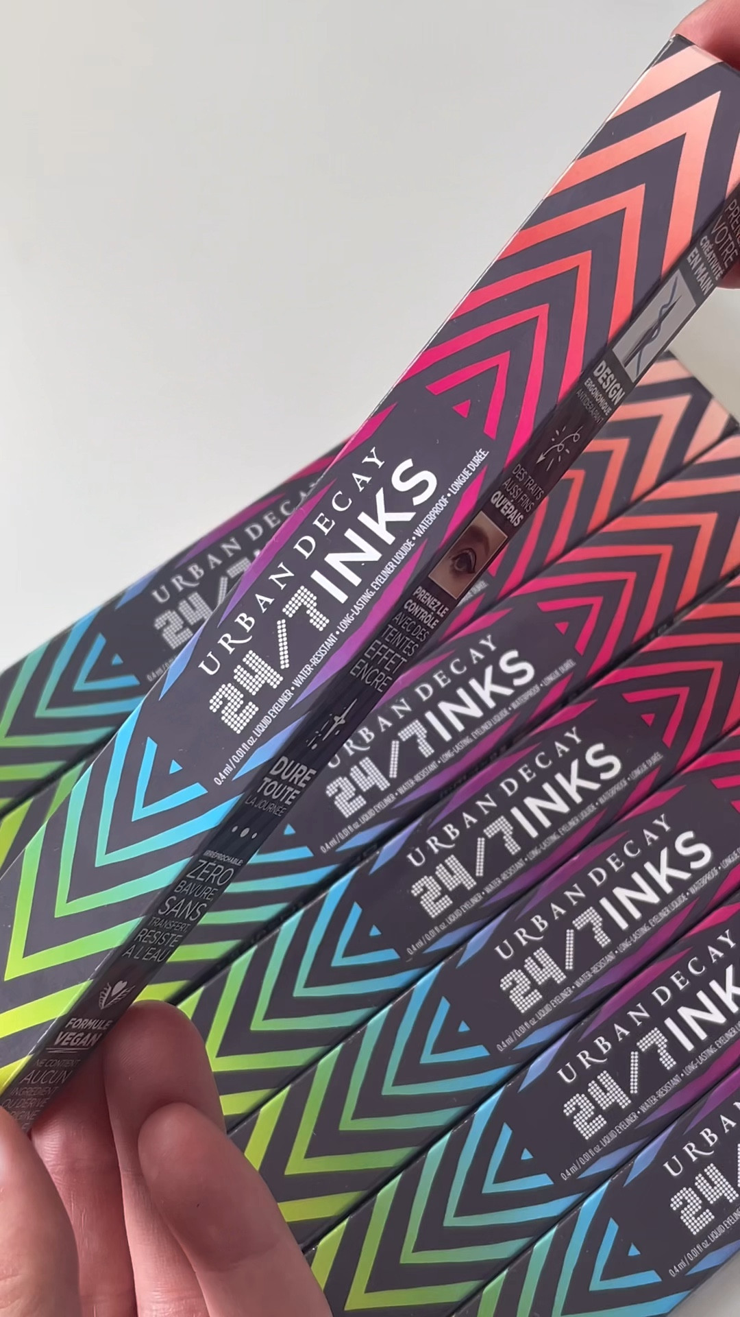 24/7 inks liquid eye liner by @urban decay unboxing 🥰 #urbandecay #ud247 