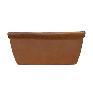 MSI Terra Cotta 12 in. L x 7 in. W Natural Indoor Outdoor Clay Window Box Pot (1-Pack) PTCLWNBX12... | The Home Depot