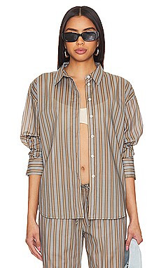 Griffin Poplin Button Up Shirt
                    
                    Frankies Bikinis | Revolve Clothing (Global)