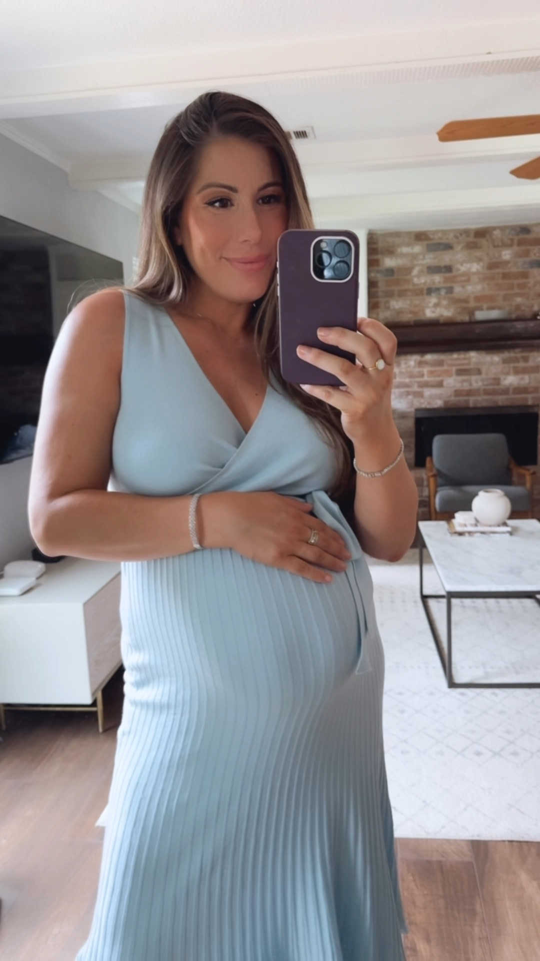 Amazon maternity dress.  Wore this dress to my baby shower! Such a pretty dress and felt so beautiful.

Wearing size medium. 

#LTKStyleTip #LTKBump #LTKBaby