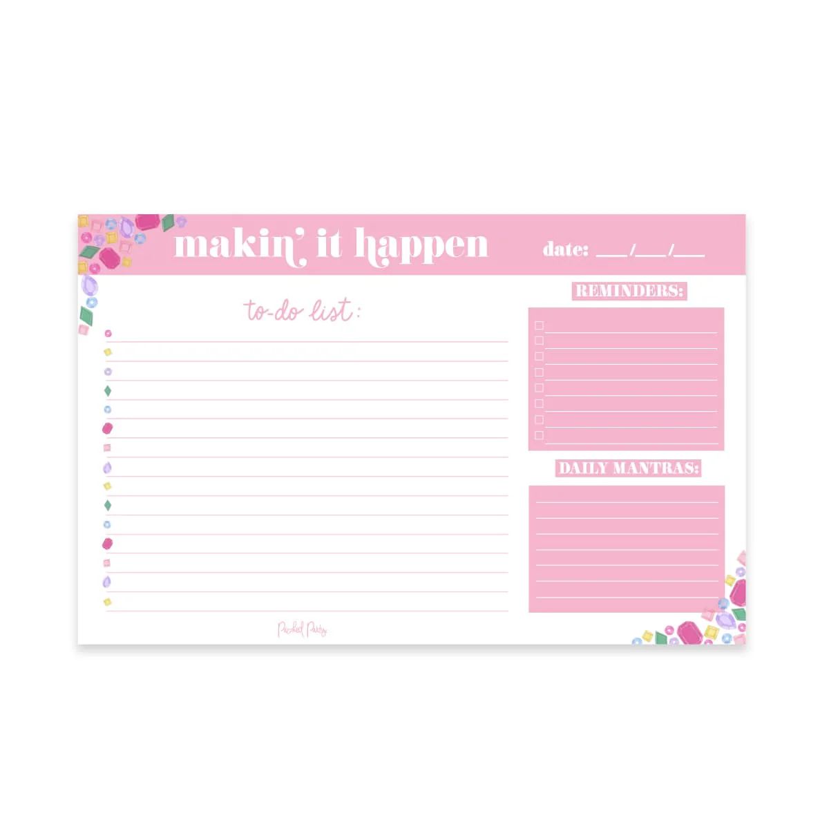Makin' It Happen Memo Pad | Packed Party