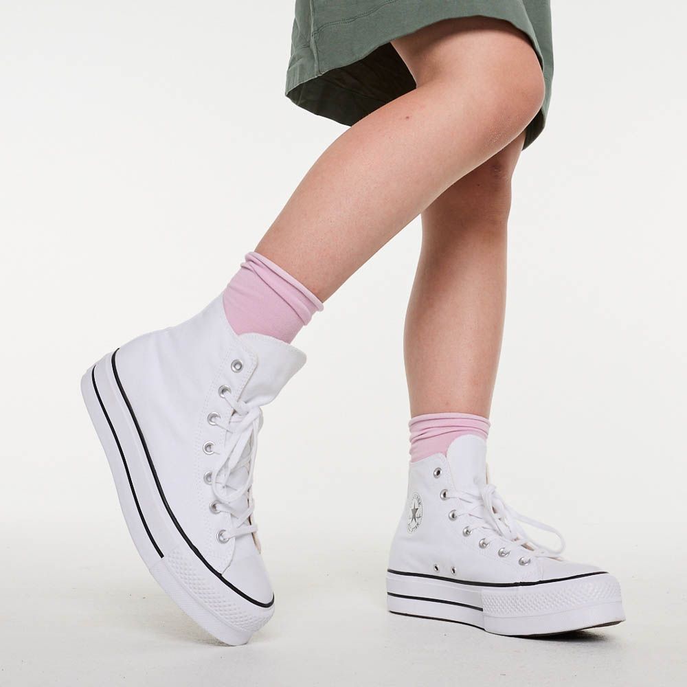 Womens Converse Chuck Taylor All Star Hi Lift Sneaker - White | Journeys