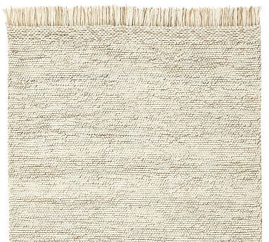 Jordie Handwoven Textured Easy Care Rug | Pottery Barn (US)