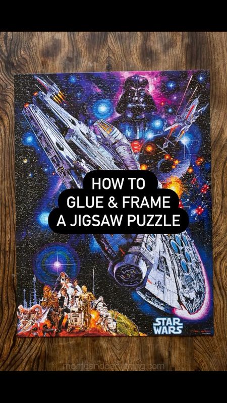 Pretend the theme to Star Wars is playing and then I’ll show you how to glue and frame this Star Wars puzzle.  May the 4th be with you!

#LTKfamily #LTKhome