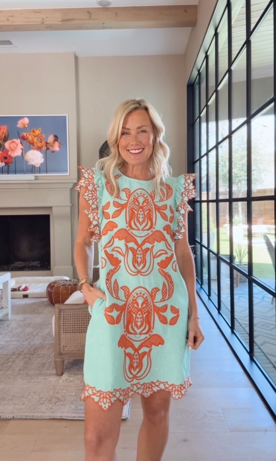 25% off SITEWIDE!!
Such a fun, colorful dress that makes such a statement with these fun colors, detail details and embroidered print.￼

Size: xs 

#LTKOver40 #LTKSeasonal #LTKootd