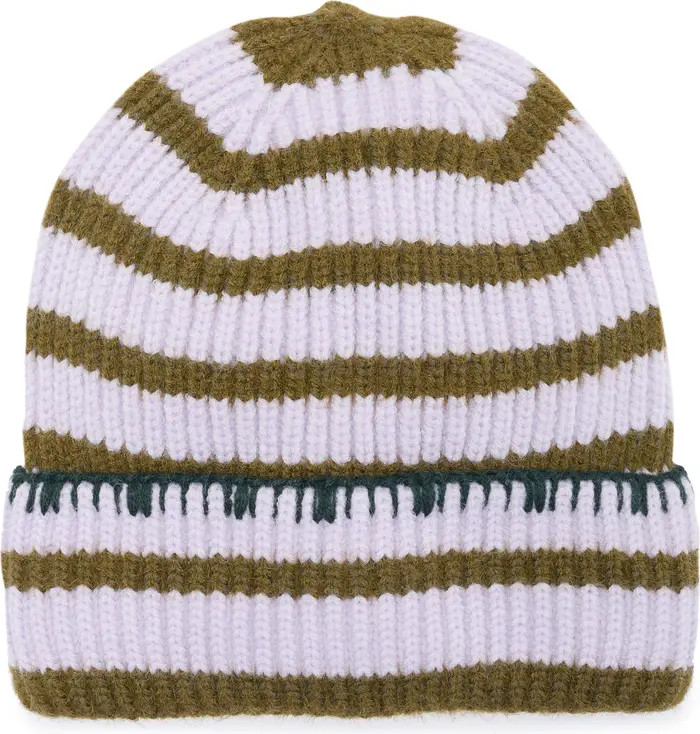 BCBGeneration Bicolor Stripe Knit Beanie | Nordstromrack | Nordstrom Rack