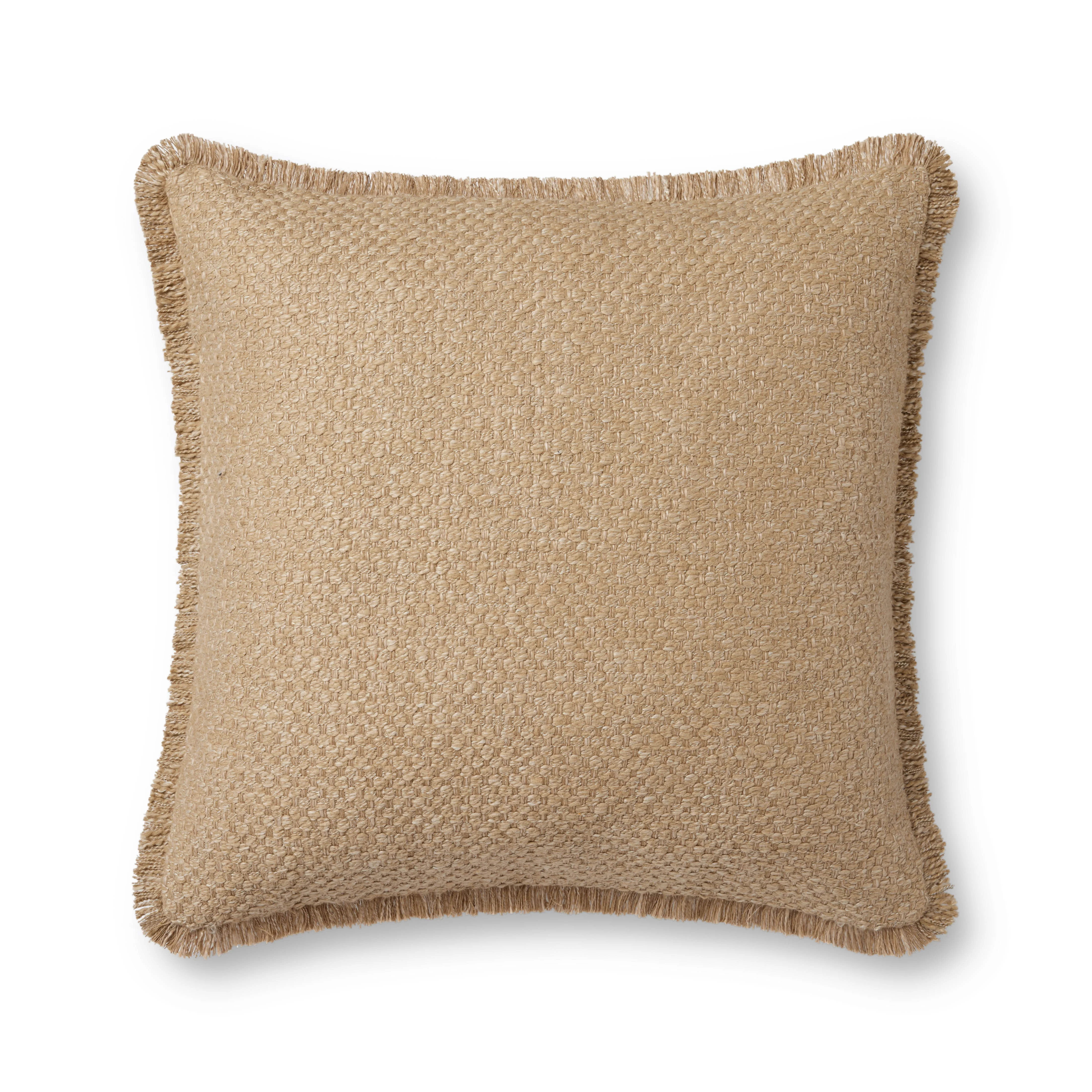 Loloi PLL0121 Natural 22'' x 22'' Decorative Pillow - Walmart.com | Walmart (US)