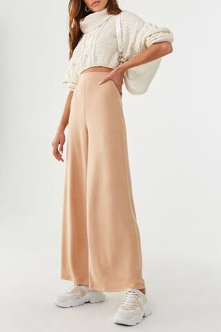 Wide-Leg Fleece Sweatpants | Forever 21 (US)