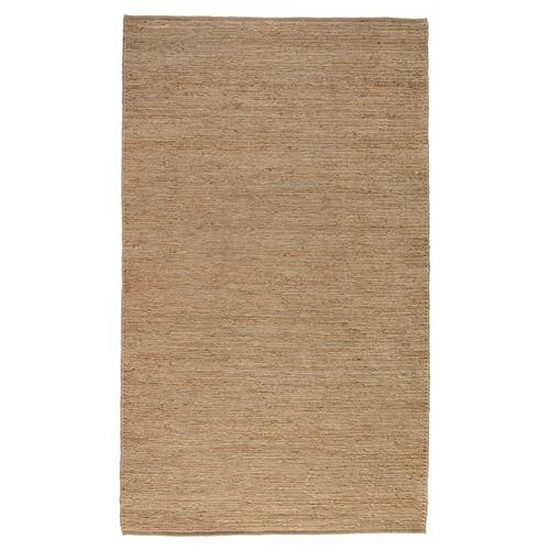 Sian Coastal Beach Natural Solid Jute Rug - 8'x10 | Kathy Kuo Home