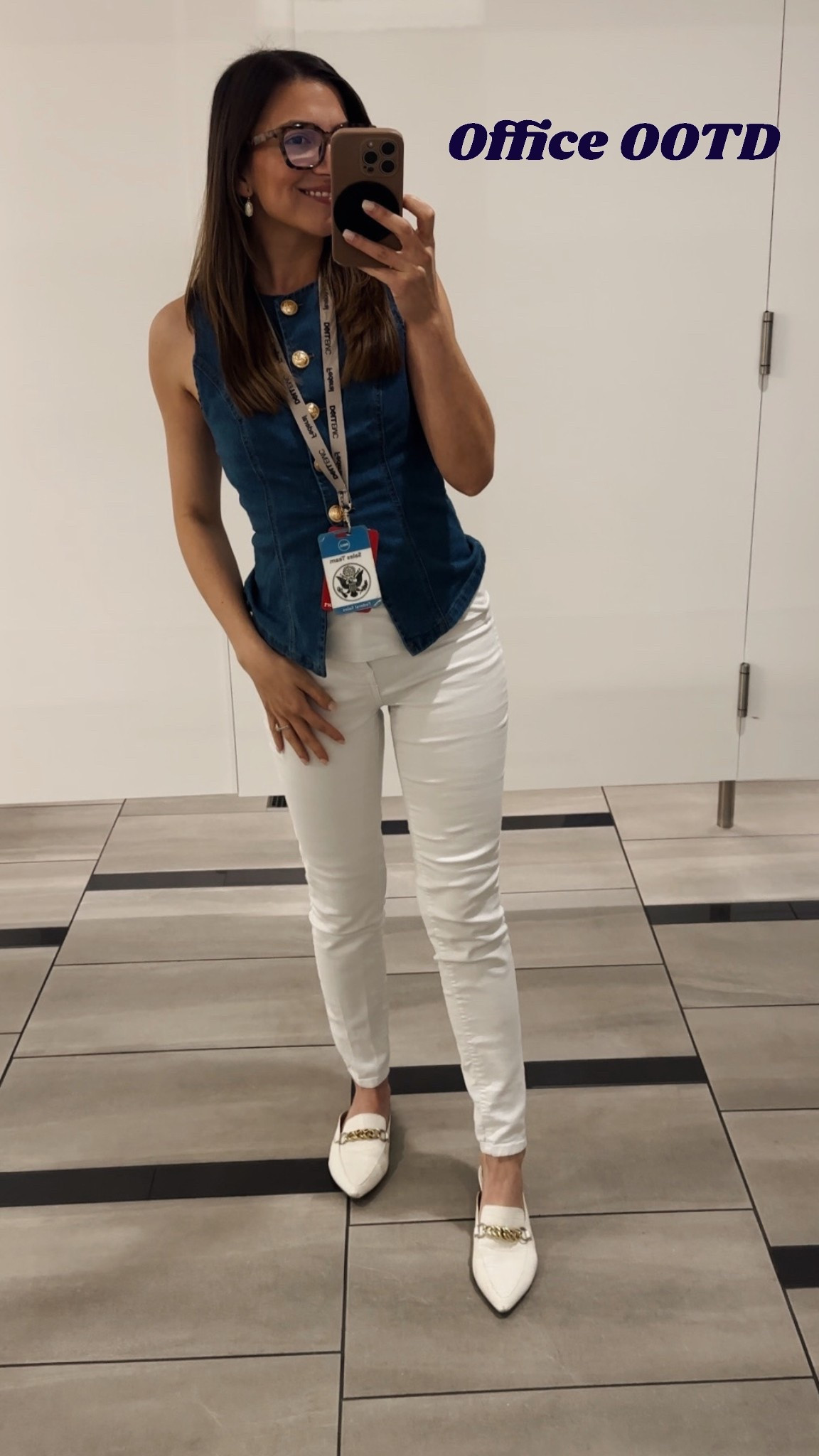 Today work outfit is one of my favorites, this denim vest is comfy but makes me feel more put together 👏🏻 #workwear #officeoutfit

#LTKWorkwear #LTKStyleTip #LTKFindsUnder50