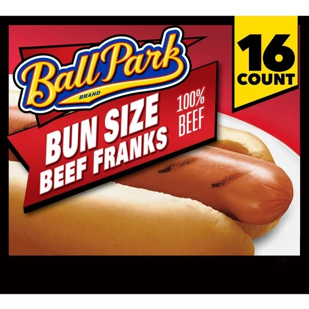 Ball Park Bun Length Beef Hot Dogs, 30 oz, 16 Count | Walmart (US)