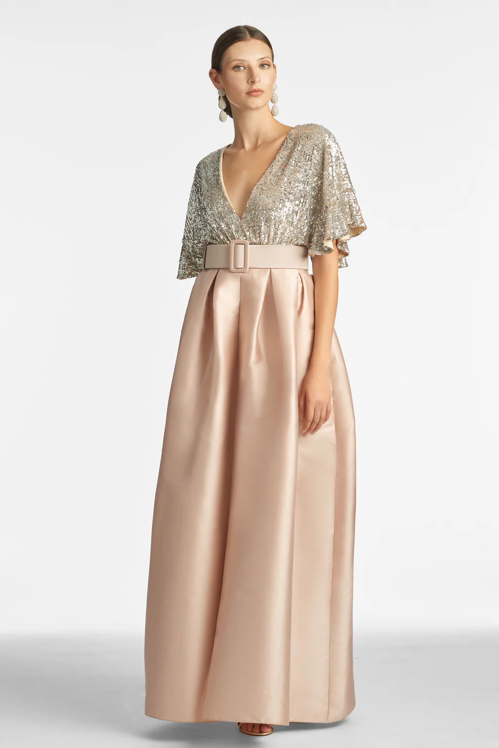 Simone Gown - Silver Peony | Sachin & Babi