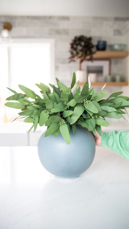 Spring home decor, artificial leaves, branches and flowers with ceramic vase, coastal style home decor

#LTKfamily #LTKSeasonal #LTKhome