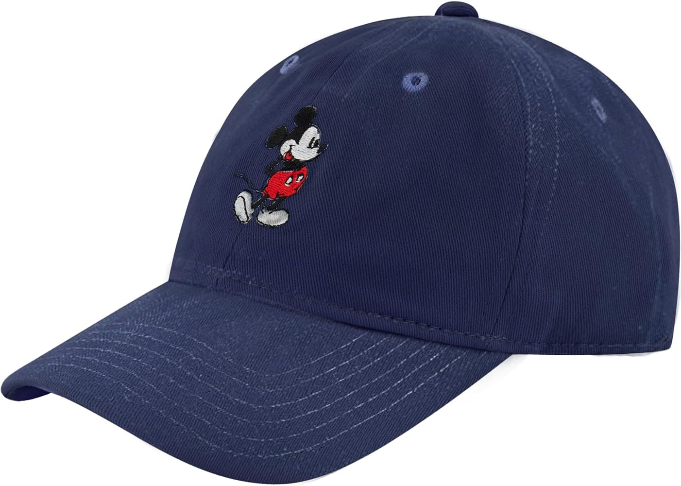 Disney Mickey Mouse Baseball Hat, Washed Twill Cotton Adjustable Cap | Amazon (US)