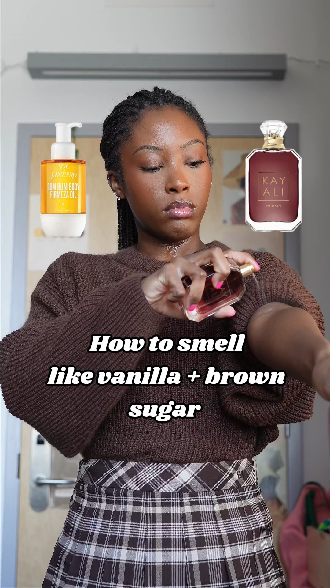 The perfect fragrance combination to smell like vanilla and brown sugar 🤎 Kayali vanilla 28 + sol de Janeiro body oil 

#LTKU #LTKVideo #LTKGiftGuide