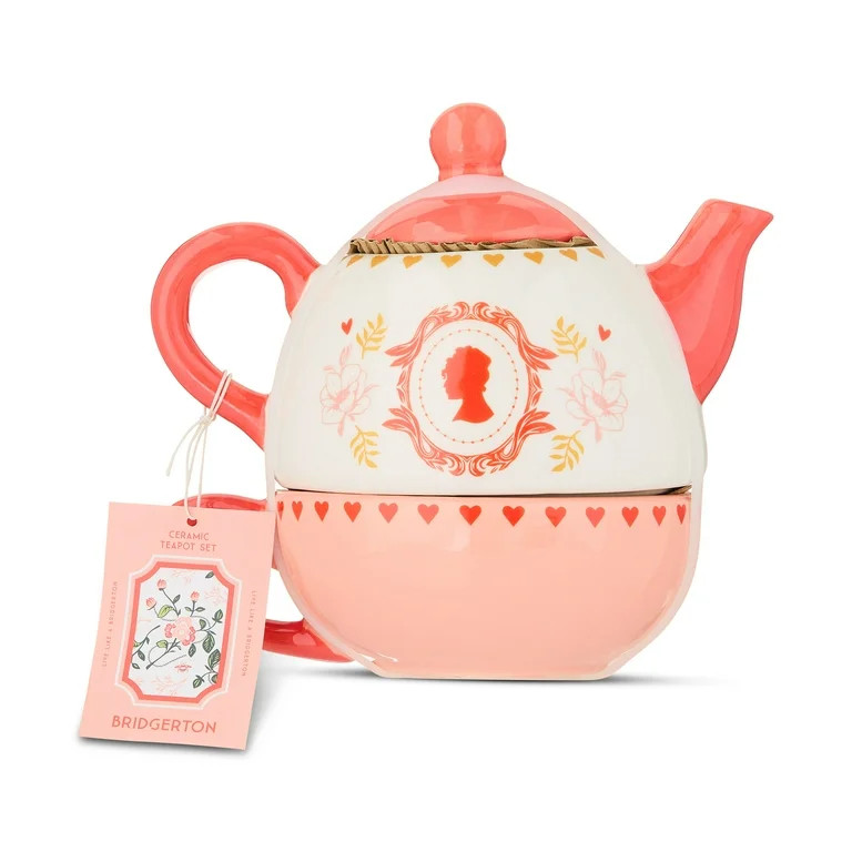Netflix Bridgerton Pink Teapot Set | Walmart (US)