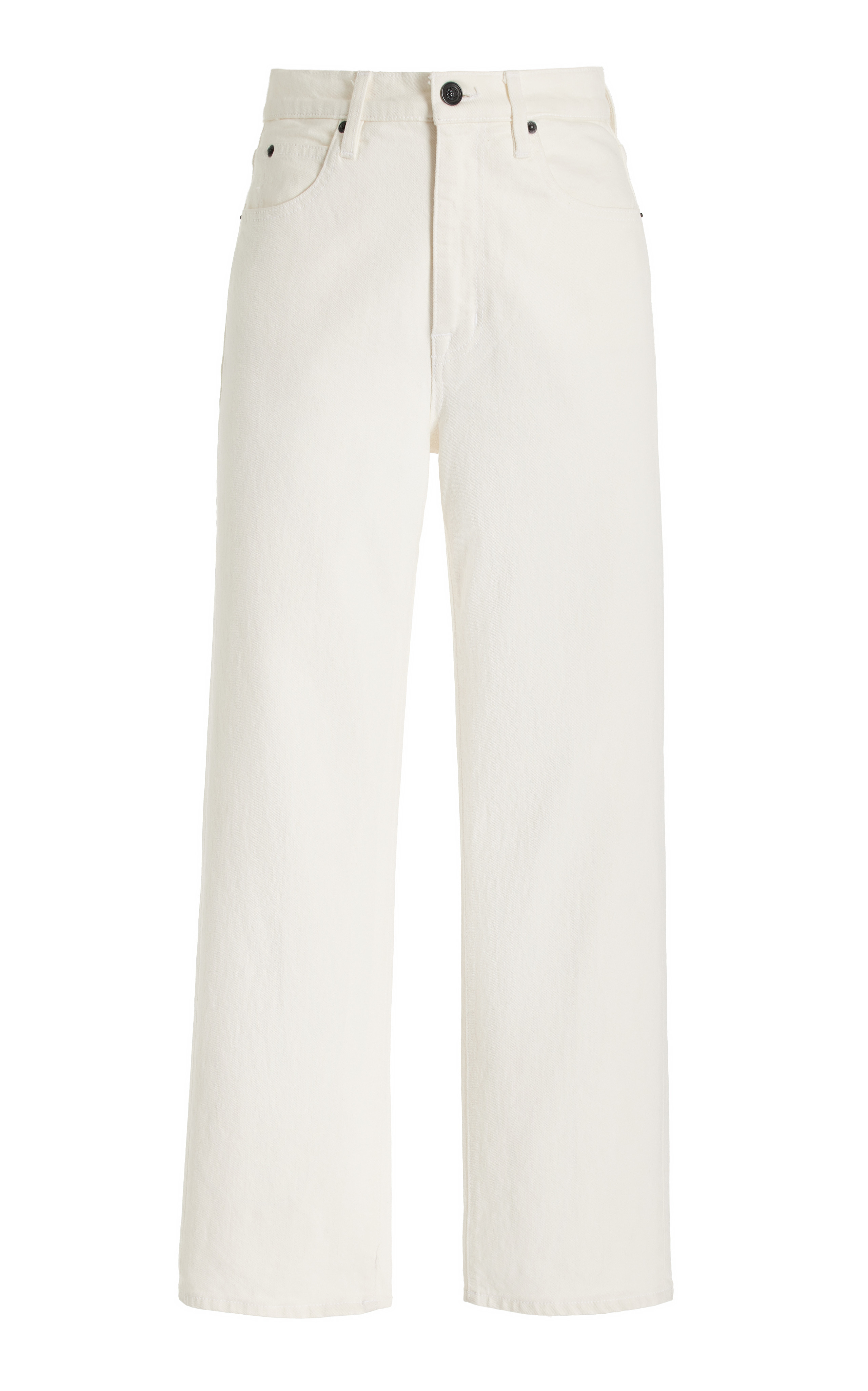 London Rigid High-Rise Cropped Straight-Leg Jeans | Moda Operandi (Global)