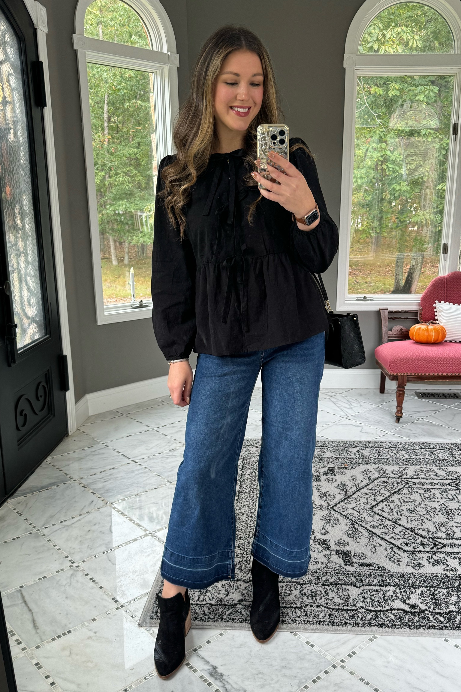 Mom outfit of the day;

OOTD, neutral outfit, SAHM outfits, SAHM looks, mom outfits, millennial outfits, over 30 style, casual style, casual look, easy outfits, over 30 mom outfits, casual outfits, everyday style, everyday looks, everyday outfits, simple outfit, affordable style, affordable fashion, affordable outfit, vanilla girl, vanilla girl aesthetic, neutral looks, neutral style, neutral outfit, millennial mom, Amazon outfit, free people look alike, wide leg jeans, cropped wide leg jeans, trendy fall jeans, trendy jeans, trendy tops, tie front blouse, tie front top, neutral outfits, date night outfit, date night look, black booties  

#LTKStyleTip #LTKFindsUnder50