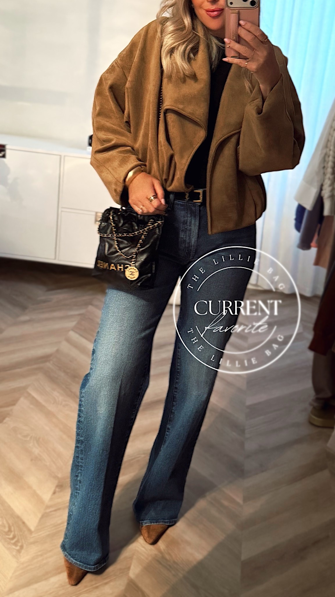 OOTN details 🤍
• wearing the new lower-rise version of the award-winning denim… they seriously elongate your torso & I get compliments every time 🙌
• jacket is a small (runs a little roomy but perfect over a cami)
• lip combo 💄 MAC liner in Soar + Tarte Lip Vinyl (Sheer Petal / Sheer Petunia) + tiny dab of gloss in the center
🍸basic but cute and such a good date-night look ✨

lower rise jeans, award-winning denim, Amazon jacket, date night outfit, lip combo, Soar lip liner, Tarte lip vinyl, THELILLIEBAG style 💕

#LTKootd #LTKgrwm #LTKBeauty