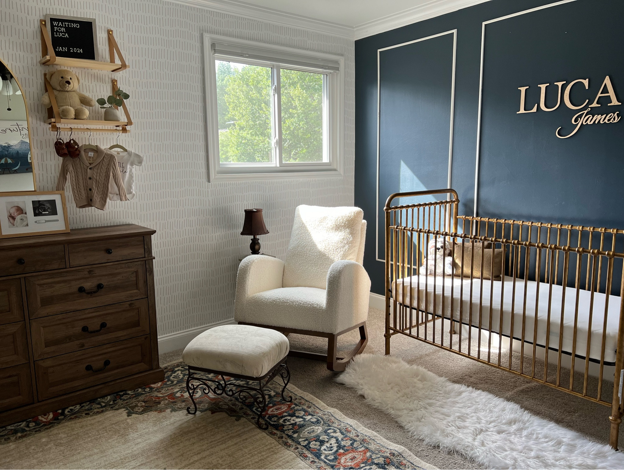 Mid century modern baby nursery 

#LTKbaby #LTKFind #LTKhome