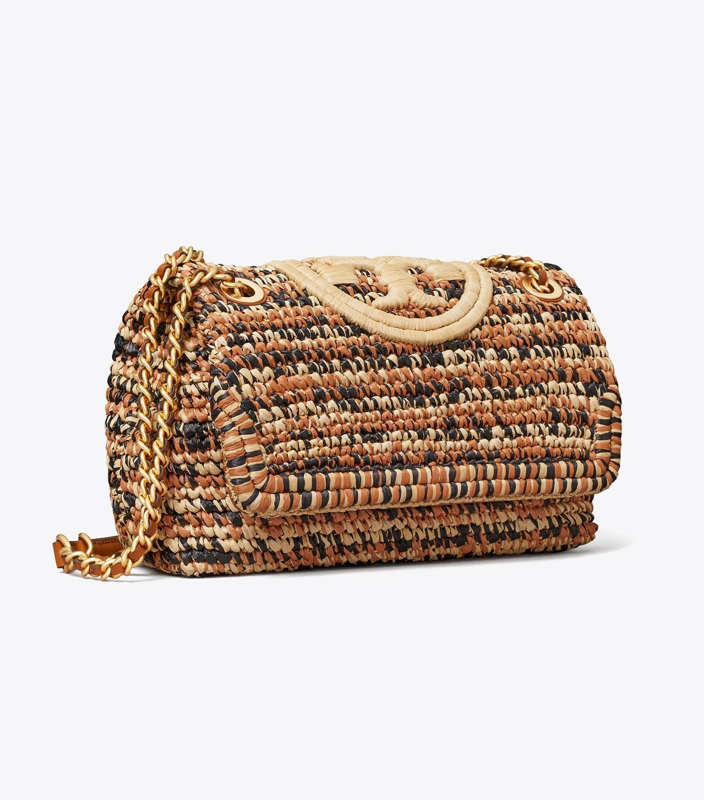 FLEMING SOFT RAFFIA CONVERTIBLE SHOULDER BAG | Tory Burch (US)
