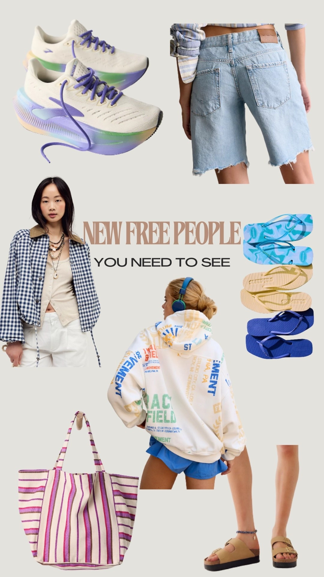 Free People understood the assignment with this drop. 💙
From the oversized tote and gingham jacket to the colorful flip flops, denim shorts, and the cutest summer layers, these are the pieces currently sitting in my cart.
If you're looking to add a little color and fun to your summer wardrobe, start here. I've linked all my favorites from the new collection. ✨
#FreePeople
#SummerStyle
#LTKStyle
#FashionFinds
#CasualChic

#LTKmomlife #LTKootd