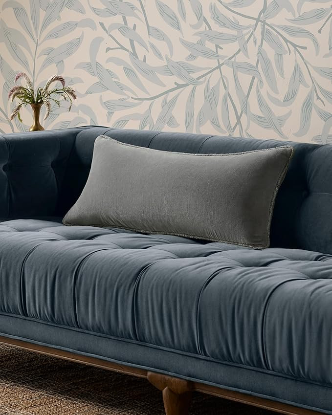 Loloi Chris Loves Julia Liza Collection PCJ0020 Grey 12'' x 27'' Cover Only Pillow | Amazon (US)