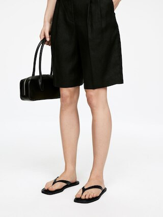 Leather Thong Sandals – Black – Women – ARKET GB | Arket UK