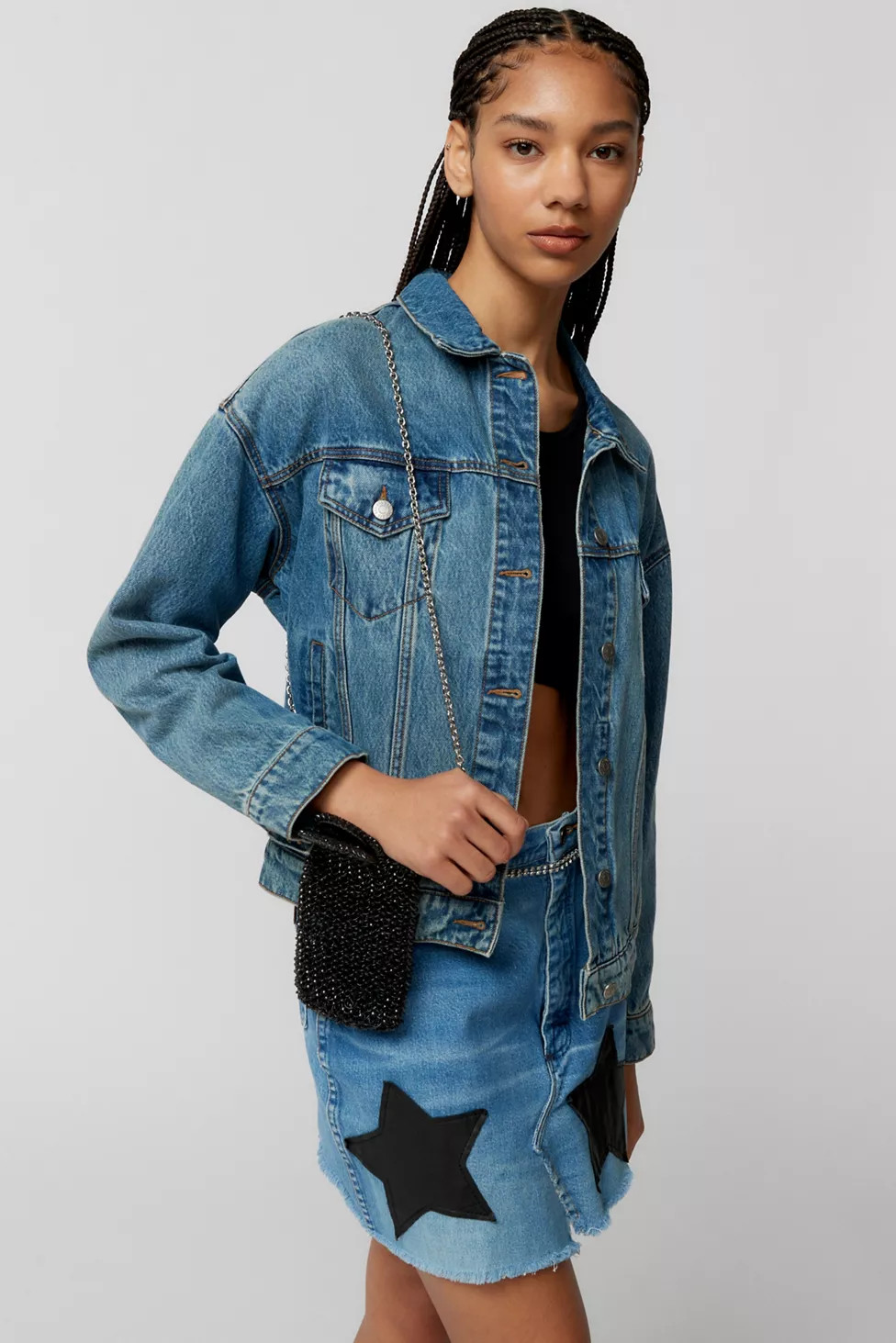 UO Plastic Weave Crossbody Phone Sling | Urban Outfitters (US and RoW)