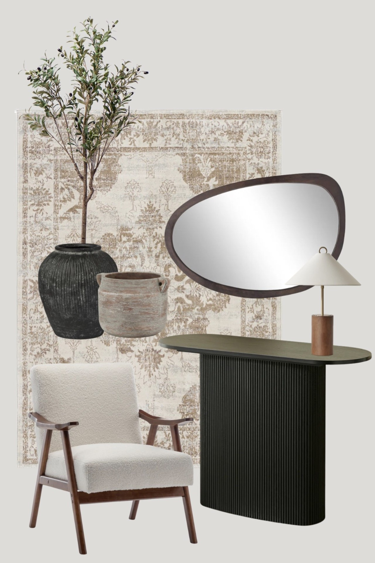 Living room mood board 

AD. @wayfair 