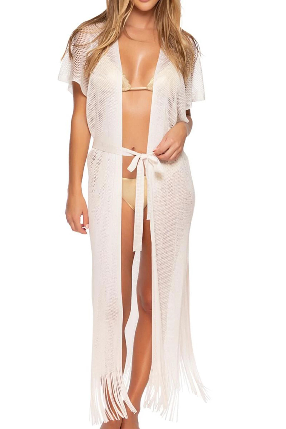 Fringe Long Kimono | Everything But Water