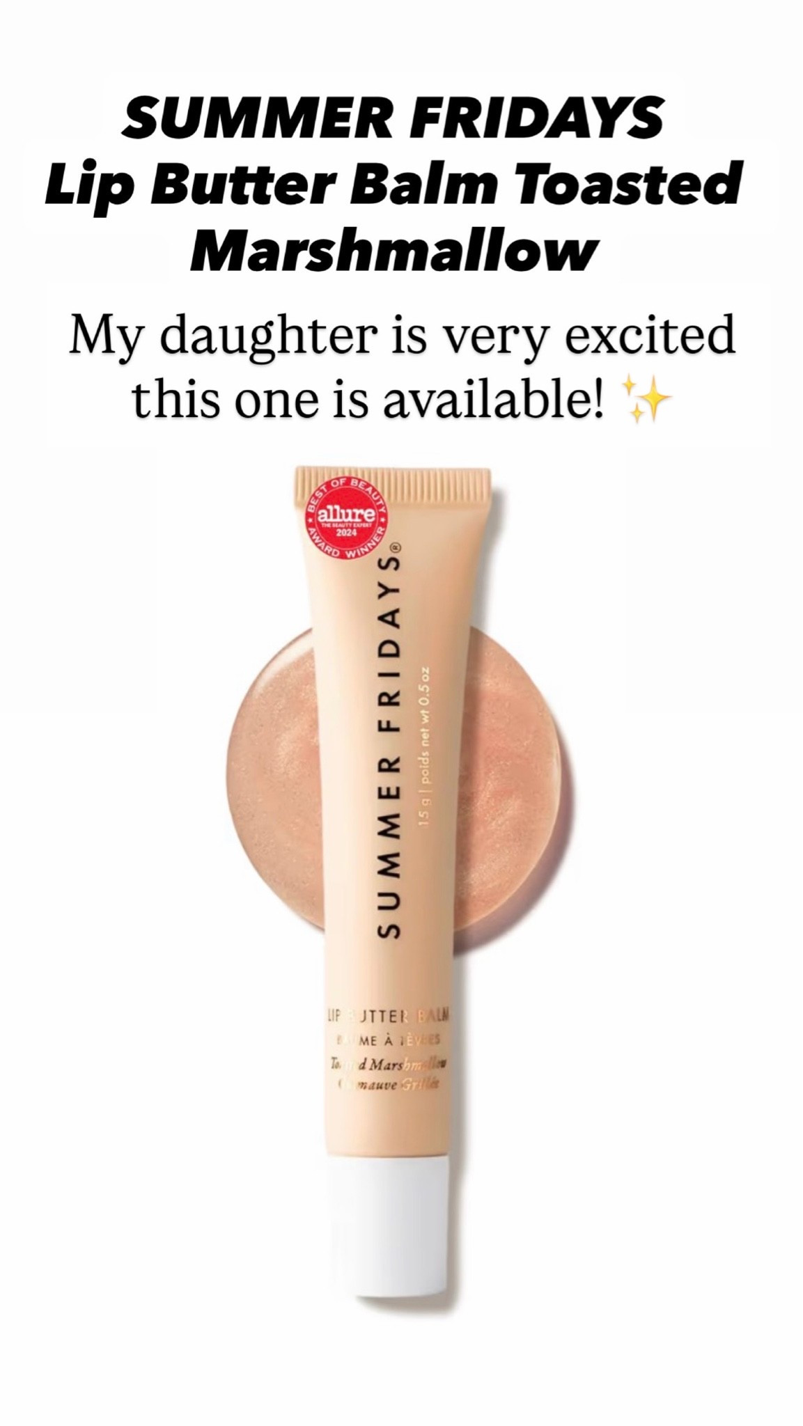 Summer Fridays Lip Butter Balm Toasted Marshmallow

#LTKBeauty