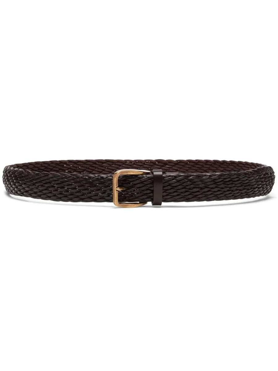 Brunello Cucinelli Dark Brown Belt | Baltini