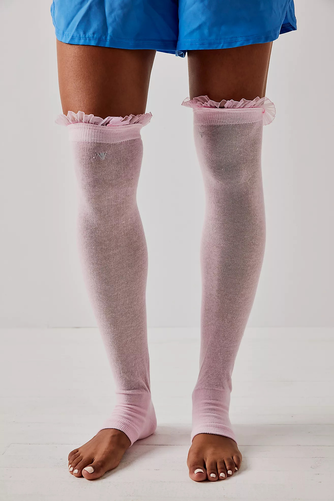 Arebesk Over-the-Knee Ruffle Leg Warmers | Free People (Global - UK&FR Excluded)