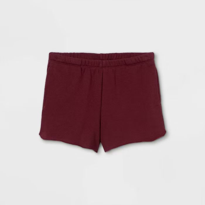 Kids' Fleece Raw Edge Lounge Shorts - art class™ | Target