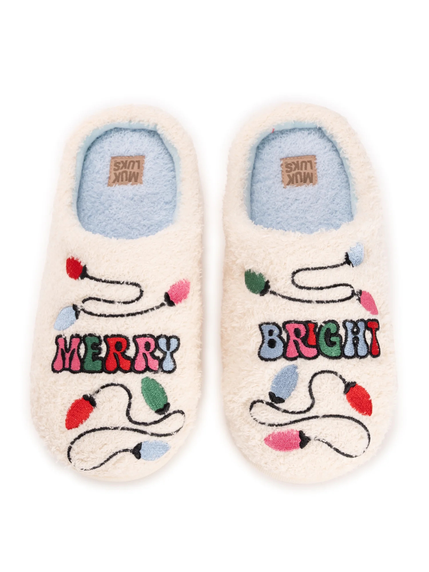 MUK LUKS Women's Cozy Holiday Clog Slipper - Walmart.com | Walmart (US)