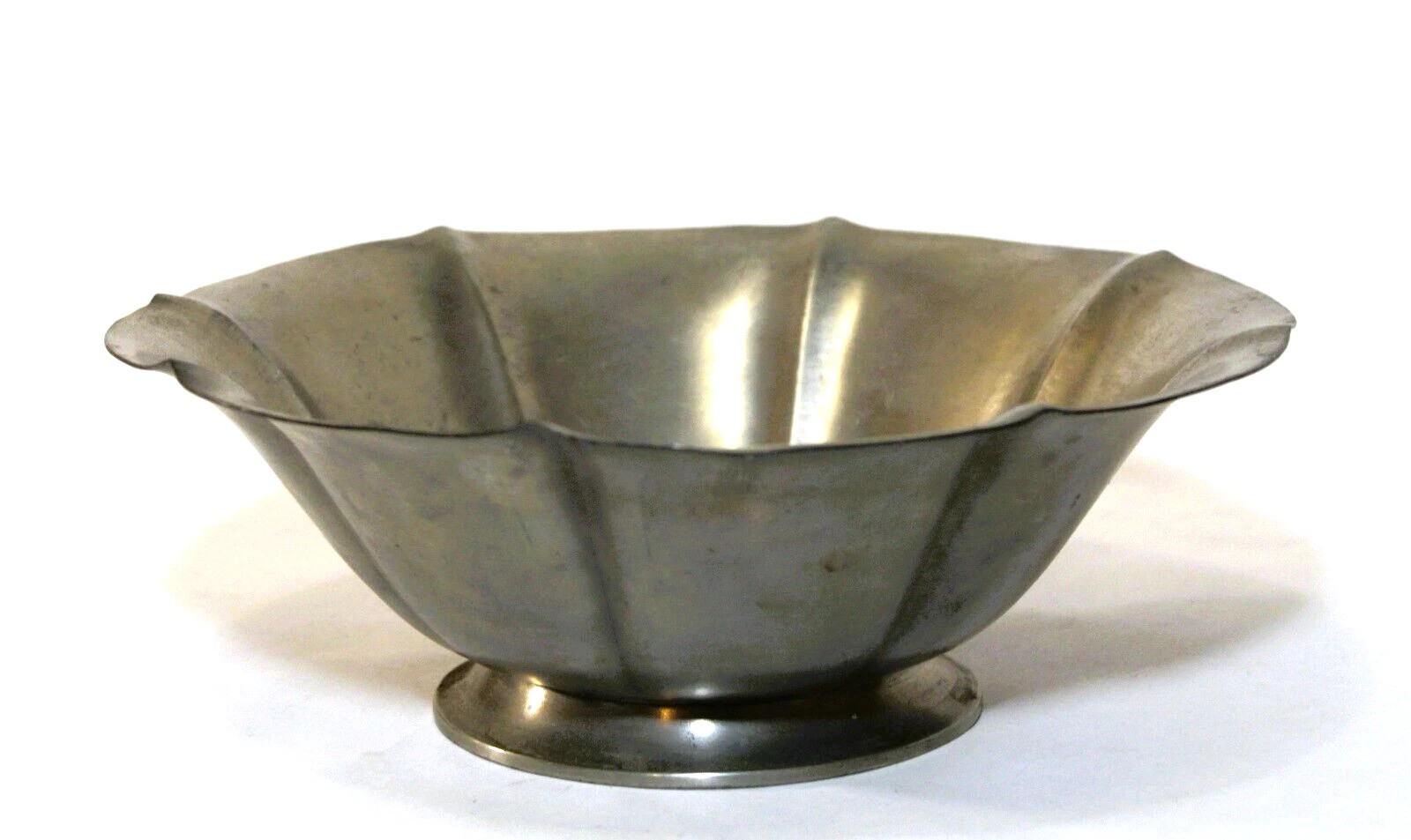 Vintage Old Colony Pewter Bowl 9" Round Pedestal Dish | eBay US