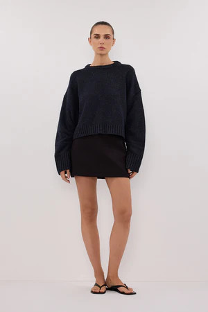 AMY INK CREW NECK KNIT JUMPER | DISSH