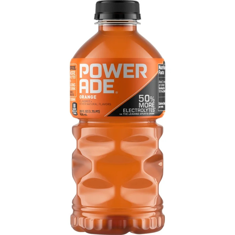 POWERADE Orange Electrolyte Sports Drink Bottle, 28 fl oz | Walmart (US)