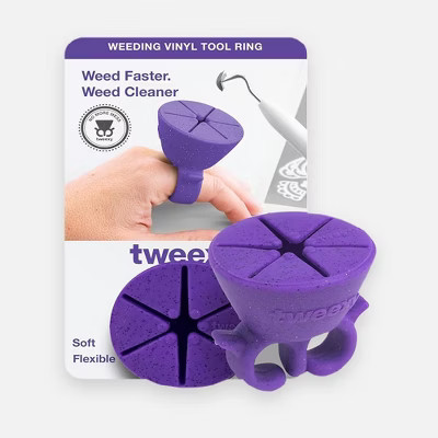 Tweexy Craft Vinyl Weeding Scrap Collector Ring Purple One Size | Target