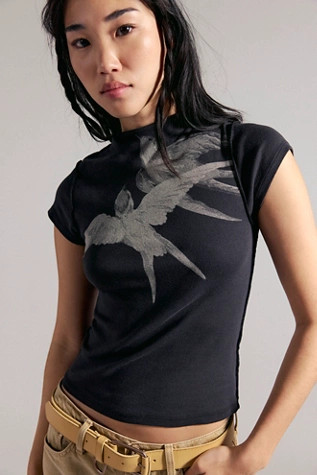 Birds In Flight Tee | Free People (Global - UK&FR Excluded)